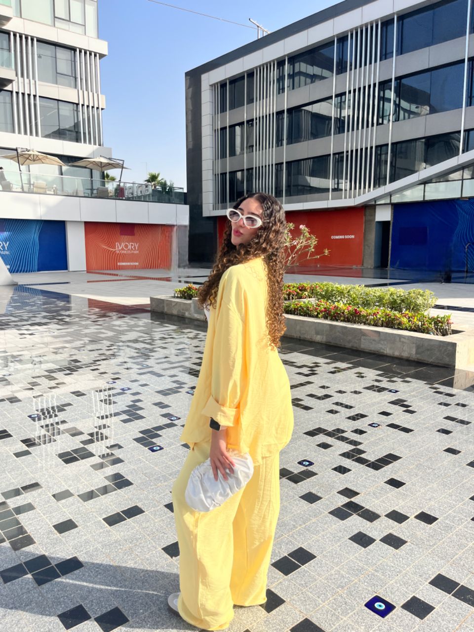 Yellow-Butter Linen Set