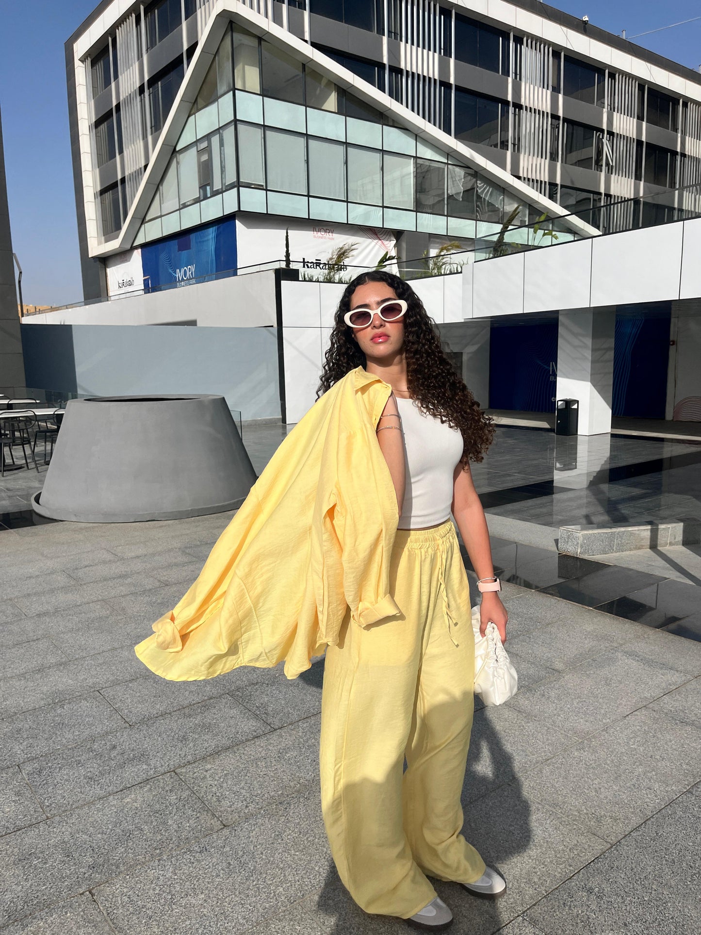 Yellow-Butter Linen Set
